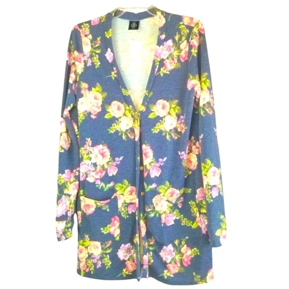 Agnes & Dora button down floral cardigan